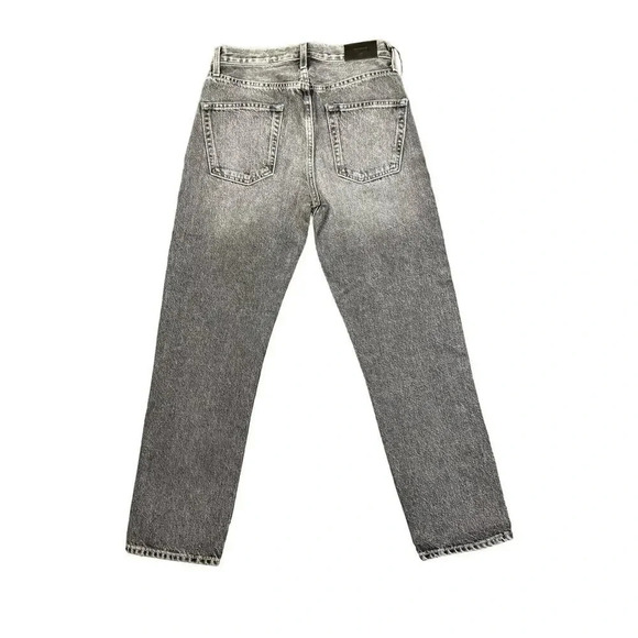 Edwin Hana Classic Straight Crop Rapture Black Wash Denim Jeans Women's 24 NWT - Picture 6 of 11